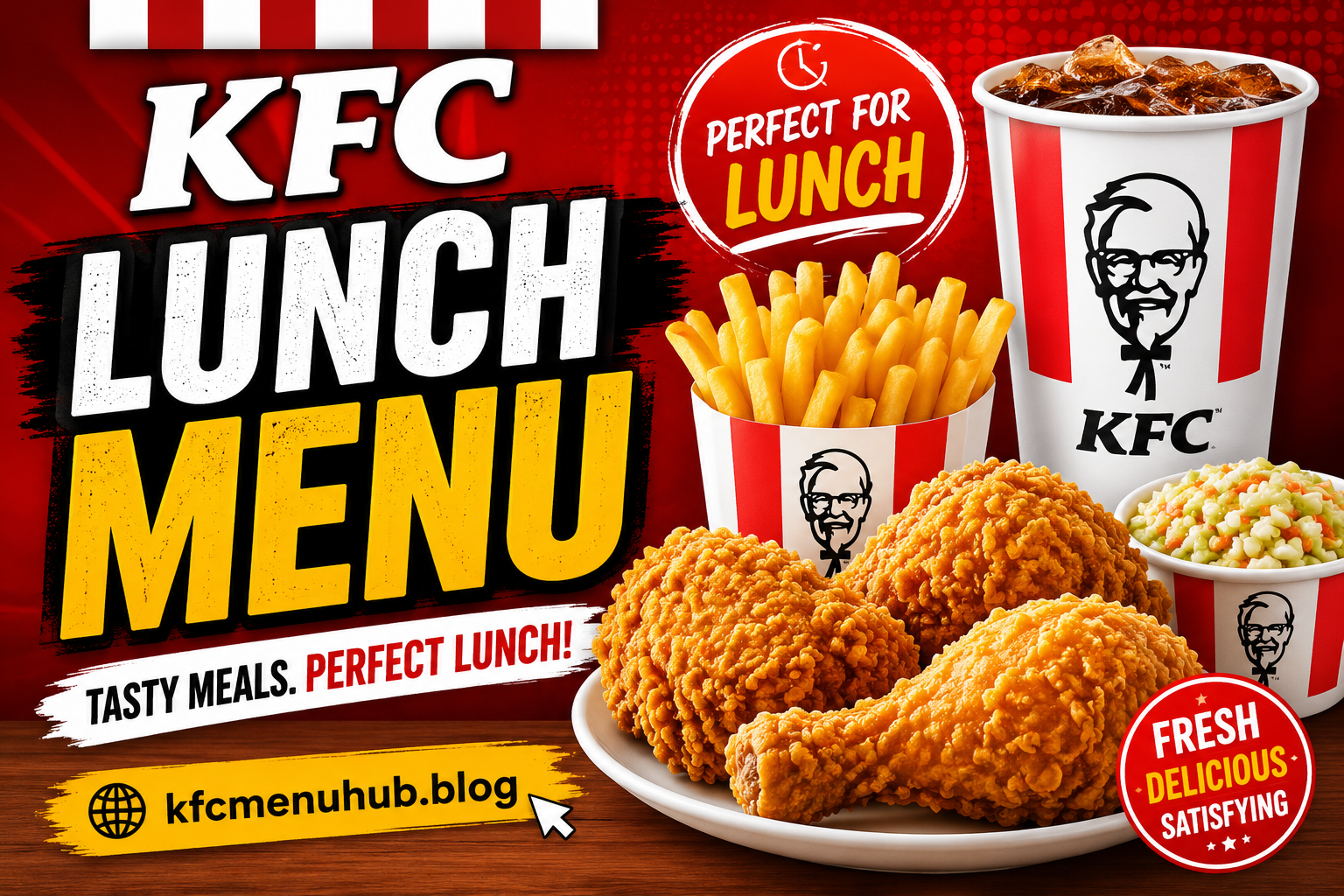 KFC Lunch Menu with Prices 2026