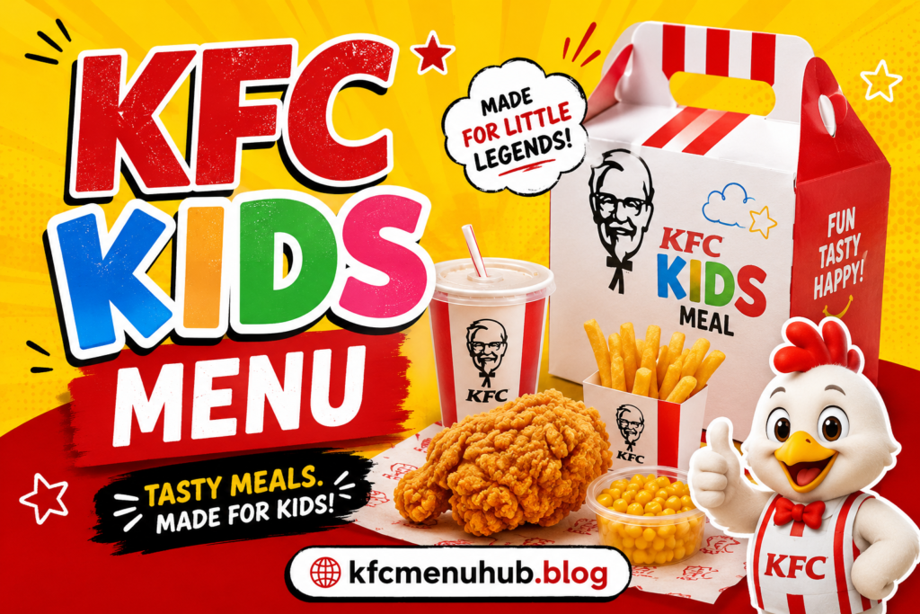 KFC Kids Menu with Prices 2026