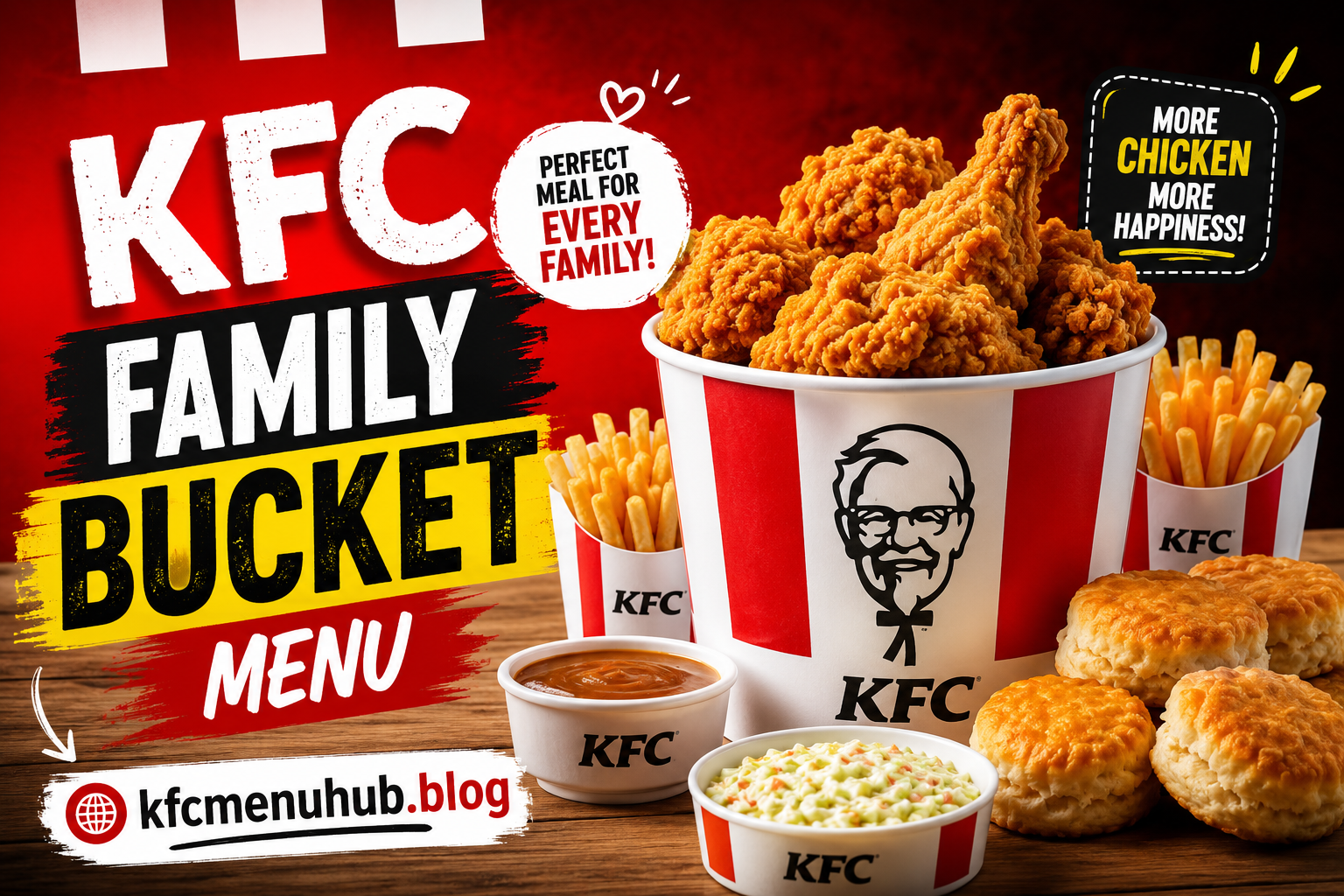 KFC Family Bucket Menu with Prices 2026