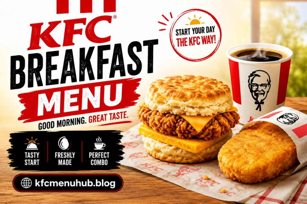 KFC Breakfast Menu with Prices 2026