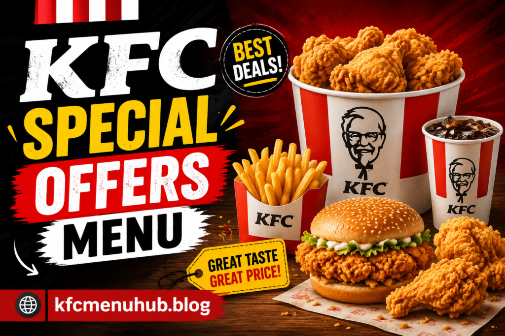 KFC Special Offers Menu with Prices 2026