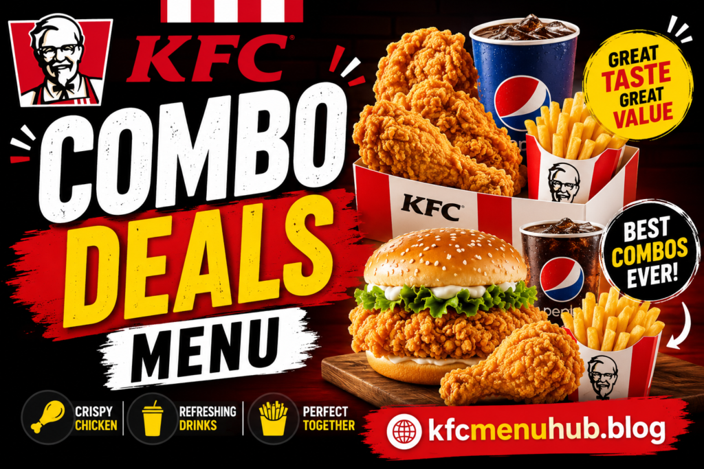 KFC Combo Deals Menu with Prices 2026