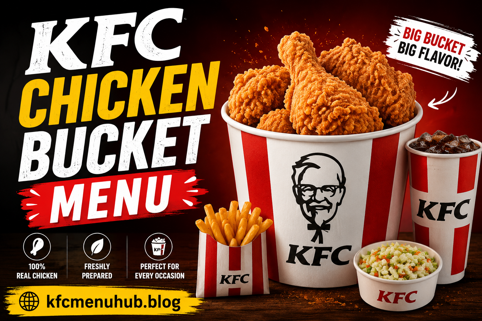 KFC Chicken Bucket Menu with Prices 2026